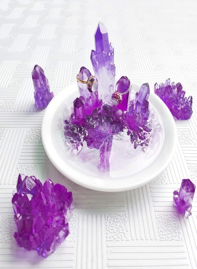 FUNSHOWCASE Crystal Gem Silicone Resin Molds Epoxy, Isomalt, Cake Decoration, Candy, Candle, Polymer Clay 5-Count - Image 4