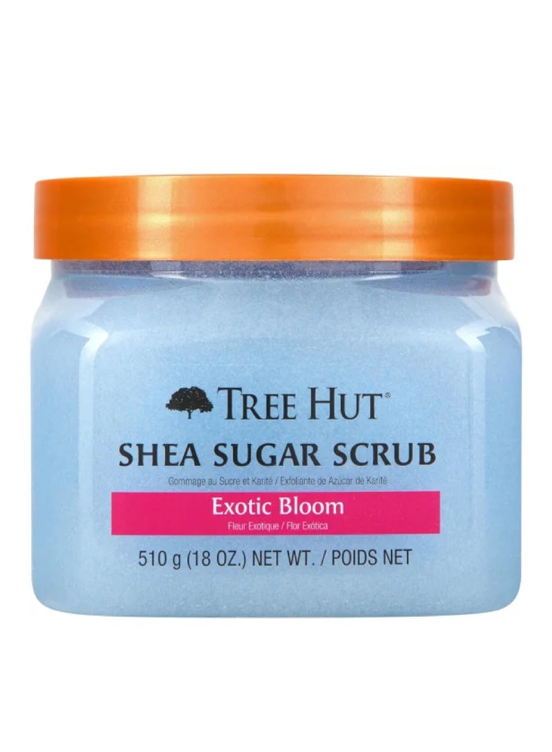TREE HUT SHEA SUGAR SCRUB EXOTIC BLOOM 510G - Image 2