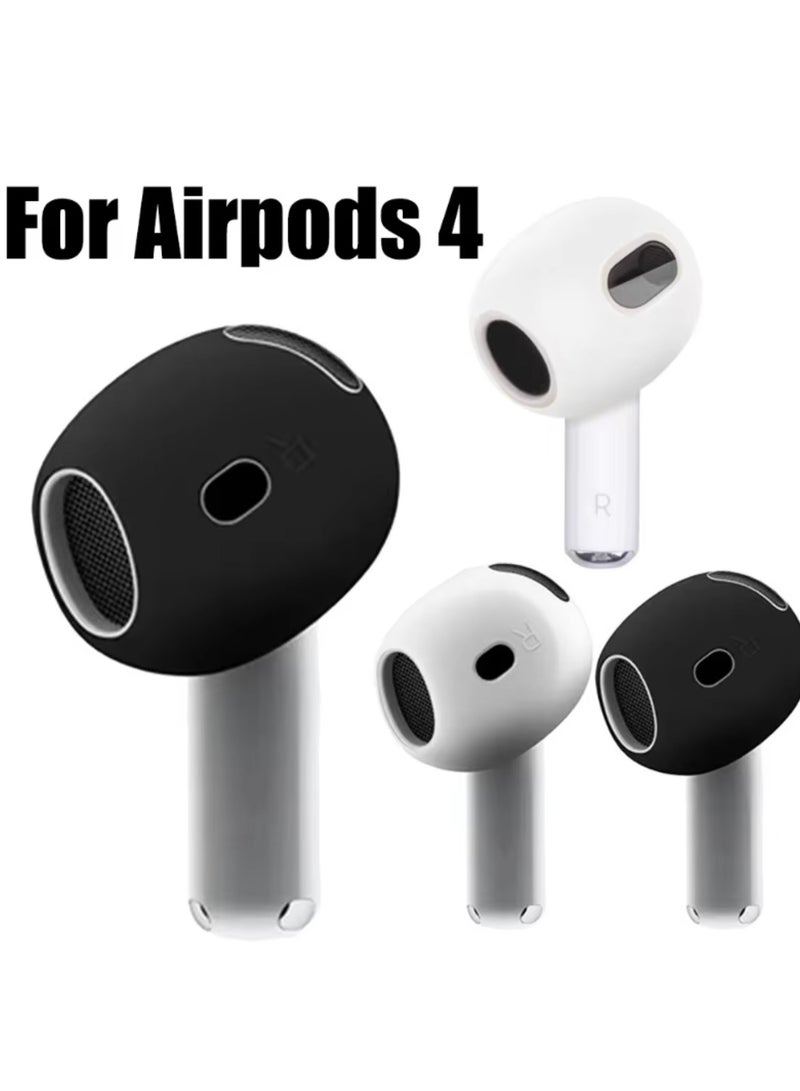 Anti-Slip Ear Covers Eartips for Apple AirPods 4 Replacement Ultra Thin Earbuds Cover Earphone Skin for AirPods 4 Accessories - Image 2