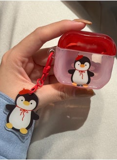 KUYING Cute Penguin Sausage Dog Illustration Apple Bluetooth Earphone Protective Cover 