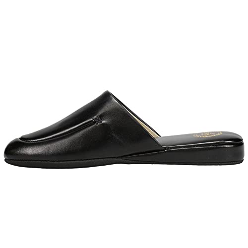 L.B. Evans Men's Duke Scuff Black Leather Clog/Mule 10 M - Image 4