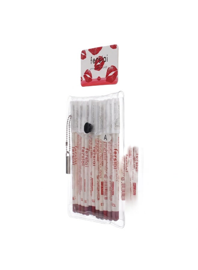Ferslai Lip Pencil Set 12 Colors – LS‑1483 - Image 4