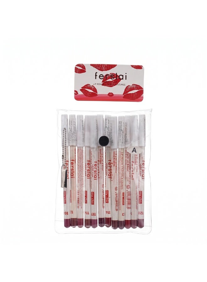 Ferslai Lip Pencil Set 12 Colors – LS‑1483 - Image 2