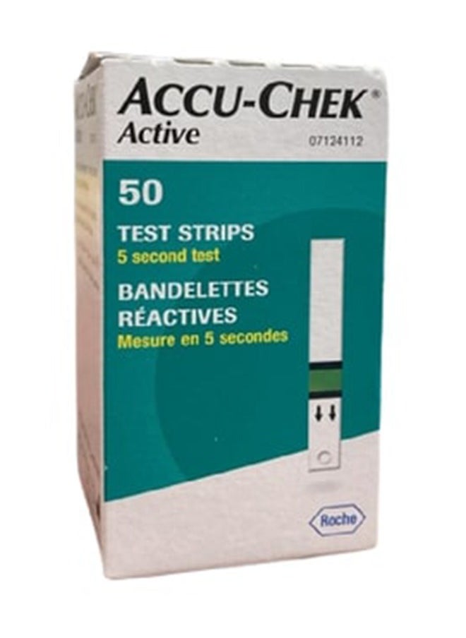 ACCU-CHECK ACTIVE 50-Piece Accu Check Active Glucose Test Strips ( 2 Pack )  - Image 5