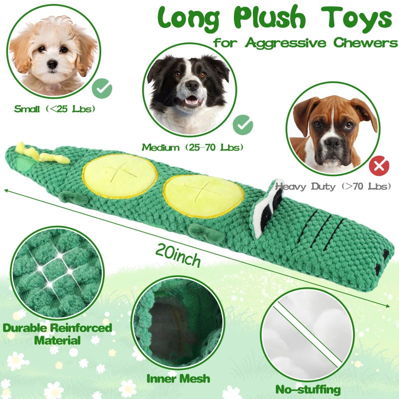 MRSOHRET 15 Pack Puppy Chew Toys for Teething, No Stuffing Squeaky Dog Toys Interactive Puzzle Toy, Dog Enrichment Toy Bundle with Tough Ropes, Treat Balls for Small Medium Large Dog to Keep Them Busy - Image 2