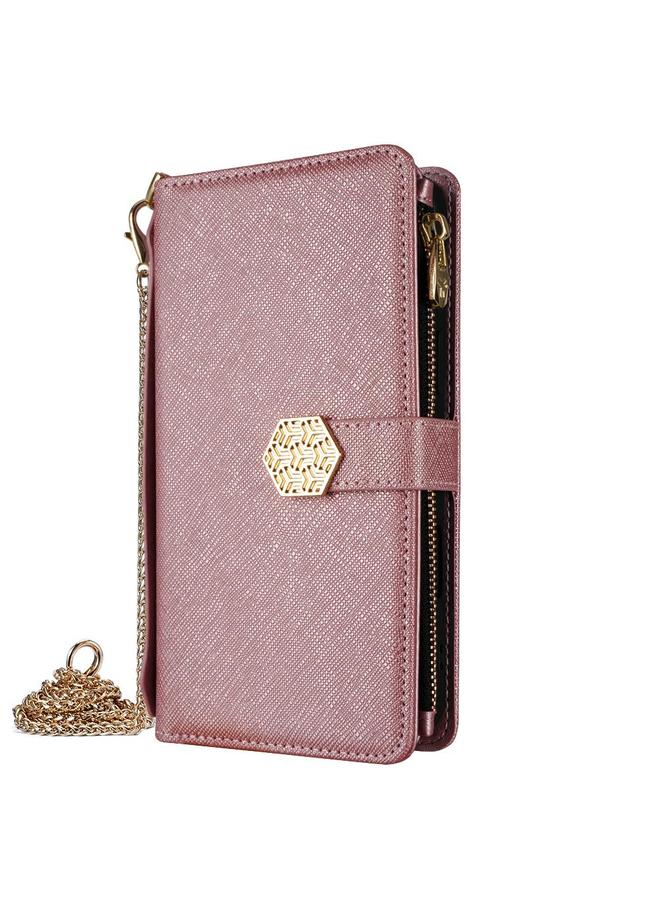 S-TOP Case For Realme C61 4G Crossbody Handle Cross Texture Leather Phone Case - Image 2