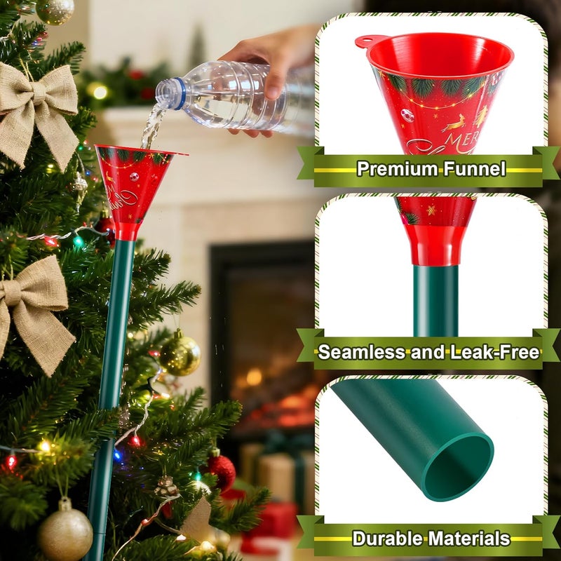 VICAMB 39.3 Inch Christmas Tree Watering Funnel,Christmas Tree Watering System Device,Long Tree Watering Funnel Spout for Indoor Outdoor Xmas Tree - Image 5