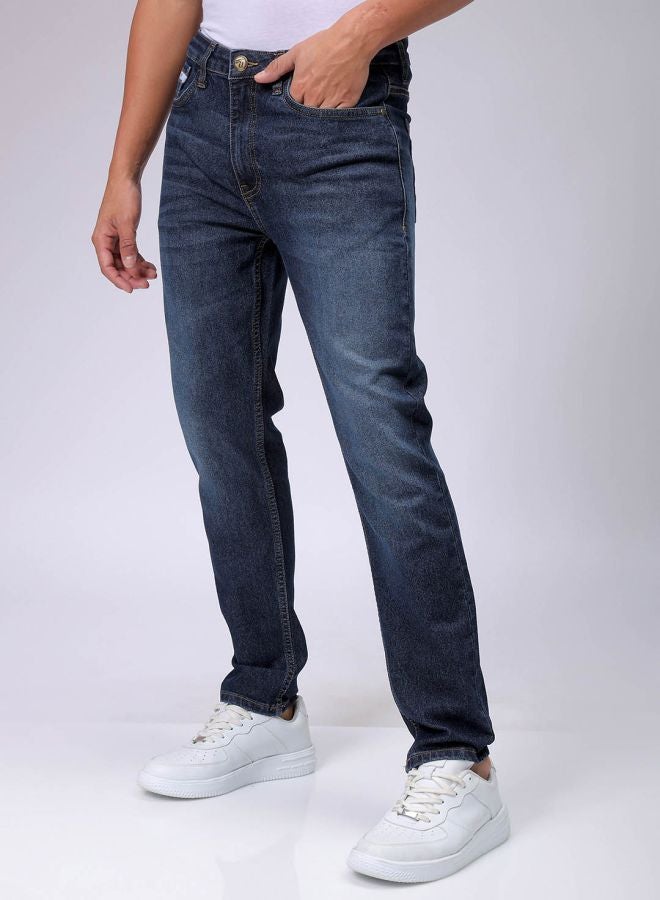 The Indian Garage Co Men Slim Fit Solid Mid-Rise Stretchable Jeans  - Image 3