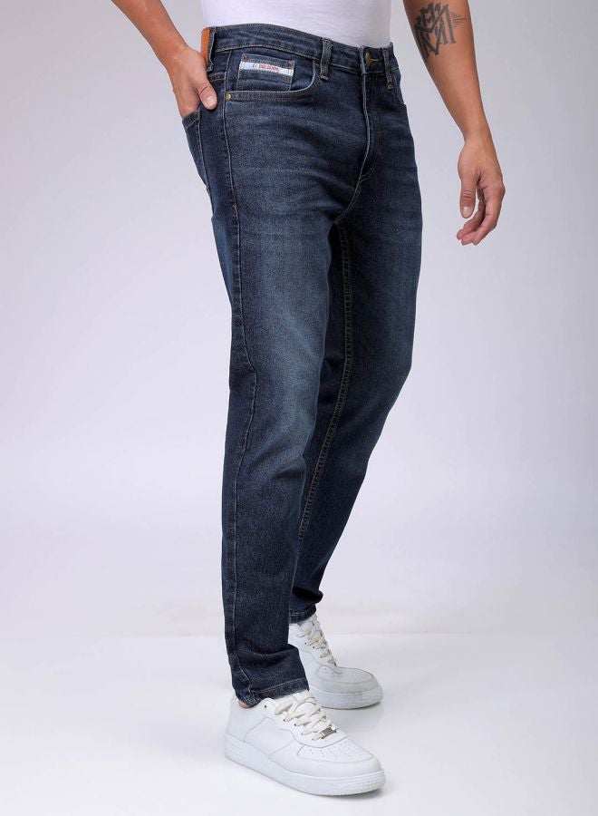 The Indian Garage Co Men Slim Fit Solid Mid-Rise Stretchable Jeans  - Image 4