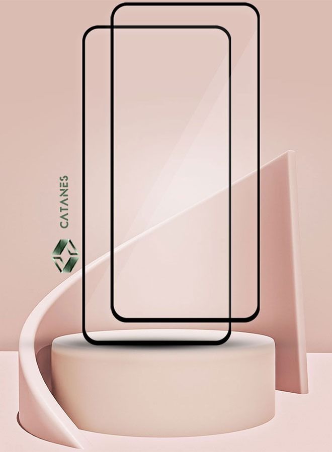 CATANES 2 Pack For Realme C55 Tempered Glass Screen Protector Full Glue Back - Image 4