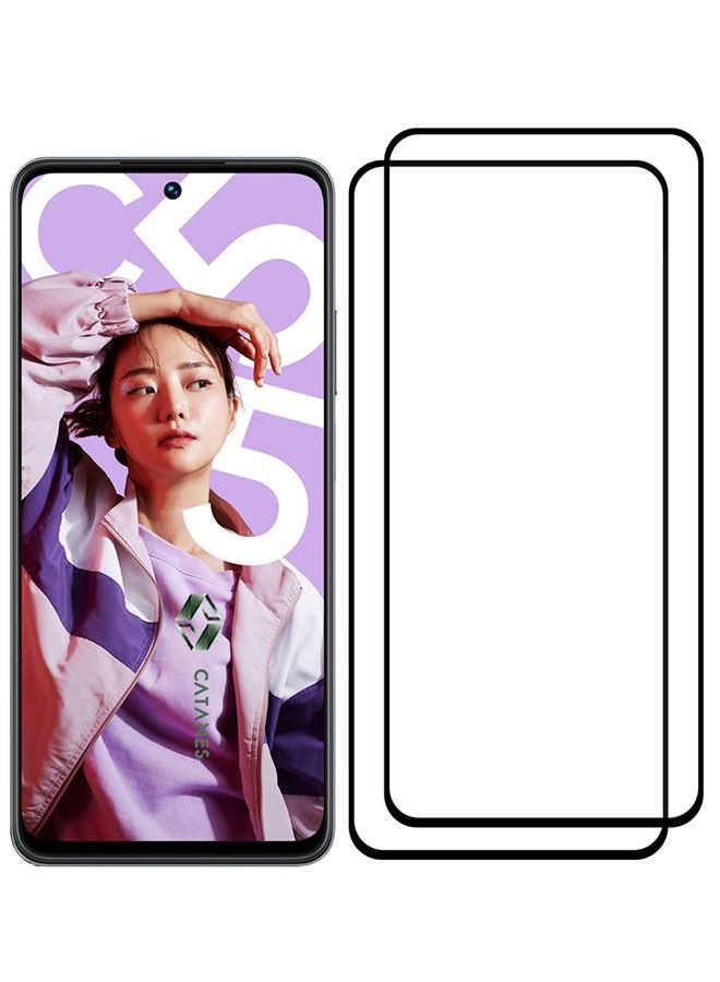 CATANES 2 Pack For Realme C55 Tempered Glass Screen Protector Full Glue Back - Image 3