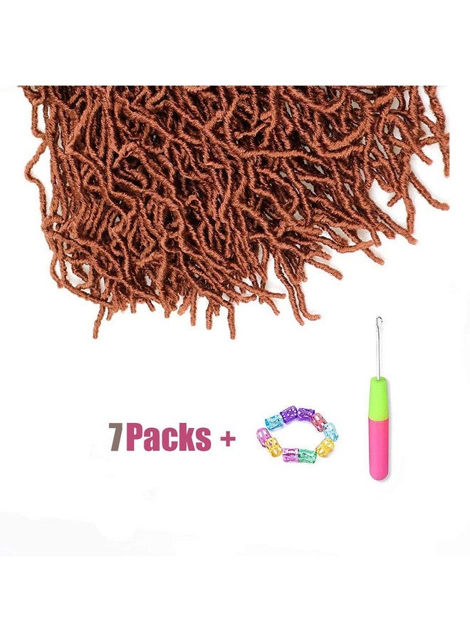 desire4hair 36 Inch 7 Packs Soft Locs Crochet Hair Ginger Color Whole Strand No Extended Long New Faux Locs Pre-looped Super Lightweight Synthetic Hair Braids For Black Women (36inch, 7packs, 350) - Image 5