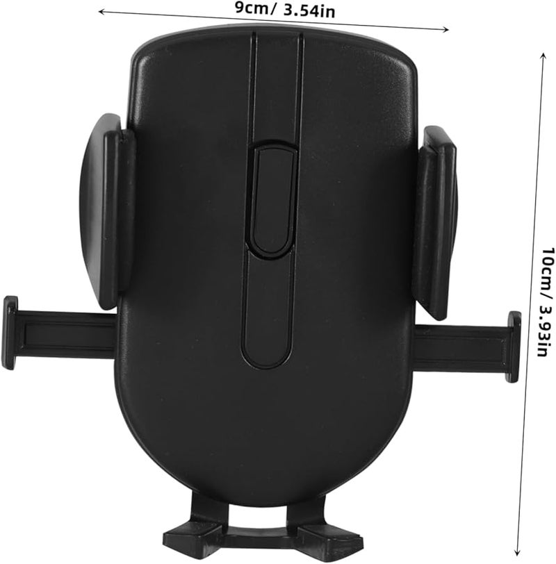 Tehaux 360 Rotating Car Air Vent Phone Holder Mount Adjustable Universal Bracket Black - Image 3