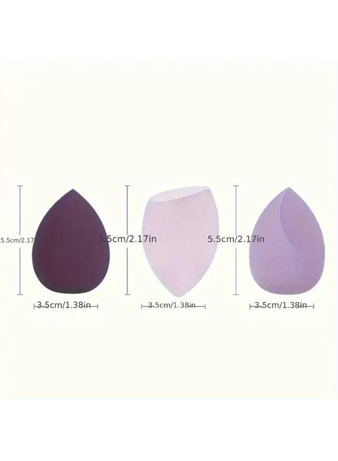 Green Makeup Sponge Set Ultra Soft Beauty Blender For Liquid Foundation - Image 5