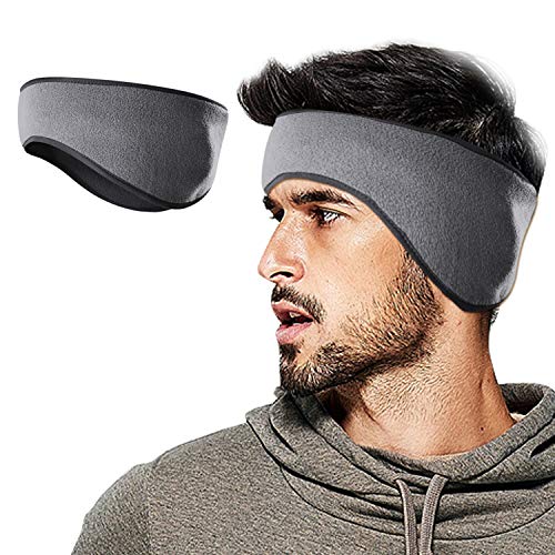 Lauzq Winter Fleece Ear Warmers Muffs Headband for Men Women Kids Ski Running Cycling - Image 1