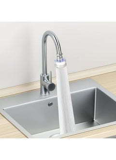 سايكفو [2+10pcs] Faucet Water Filter Set, Rotating Sink Filter Faucet Bathroom Sink Filter, Household Faucet Filter Faucet with Filter Cartridge Kitchen Household Faucet  - Image 2