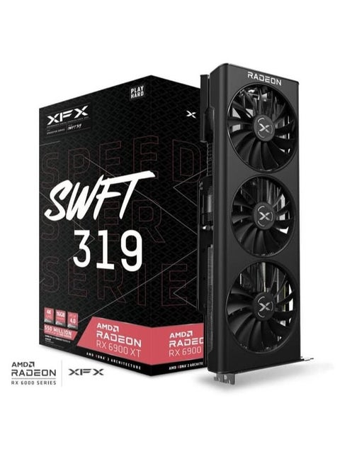 XFX Speedster SWFT 319 AMD Radeon™ RX 6900 XT CORE Gaming Graphics Card with 16GB GDDR6, AMD RDNA™ 2