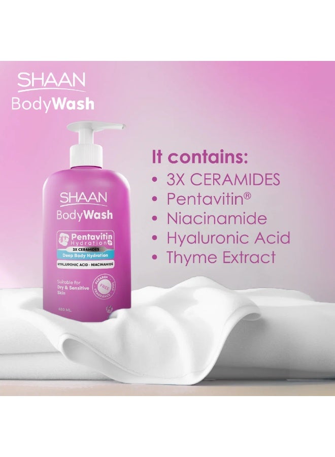 شان غسول الجسم المرطب 480 مل - Image 3