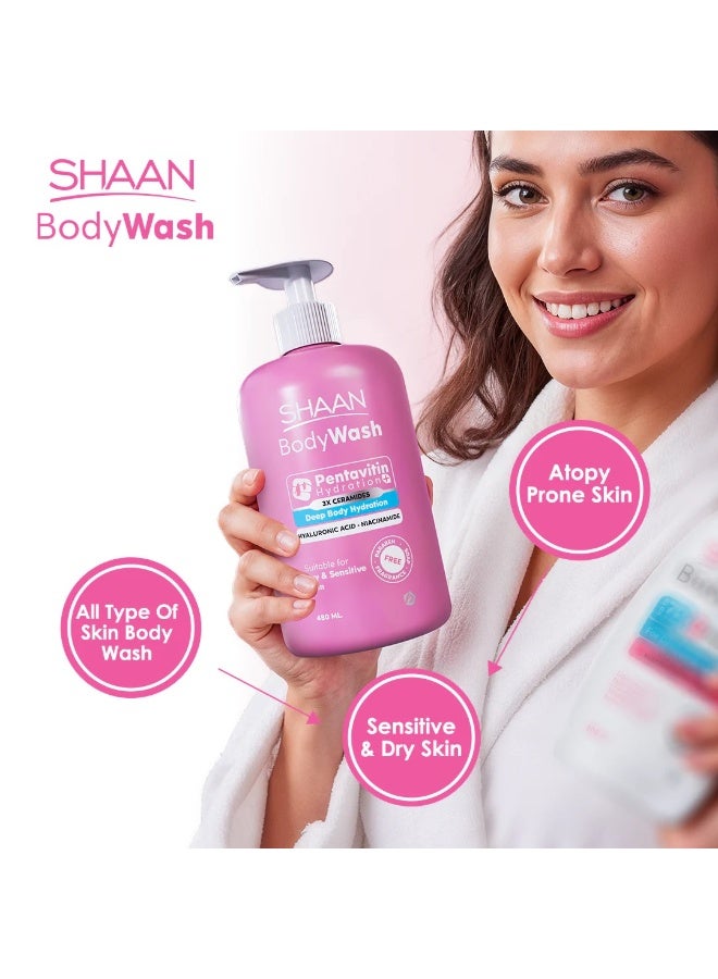 شان غسول الجسم المرطب 480 مل - Image 2