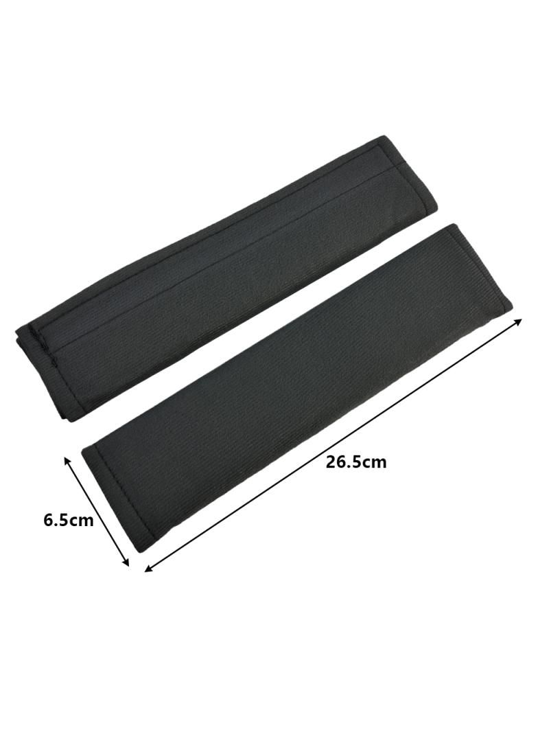 Generic Black 2Pcs Car Shoulder Cover Cushion Seat Belt Pad Strap BackPack Auto Interior Accessories Seat Belt Padding for Kids Car Stuff - Image 2