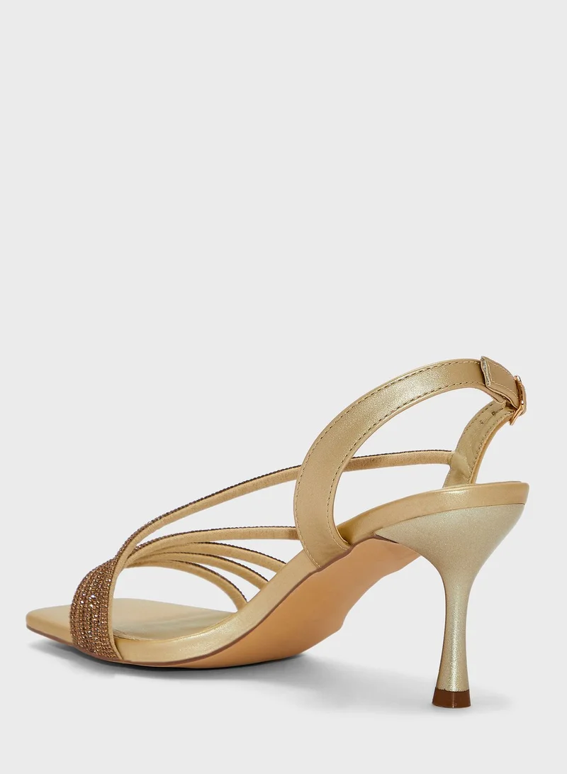 ايلا ليمتد اديشن Strappy Embellished Heeled Sandals