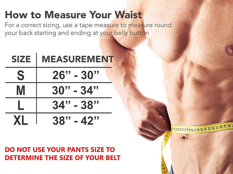 APRODO Power Guidance Nylon Weightlifting Belt Lumbar Waist Support Trainer Protector Belts for Weight Lifting Fitness Sport Gym (Blue, Small) - Image 5