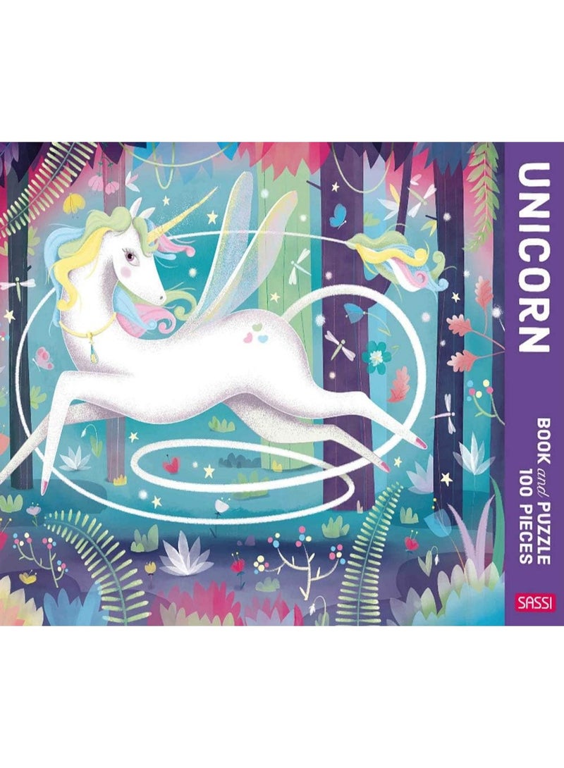 Sassi 100-Piece Puzzle Unicorn - Image 2