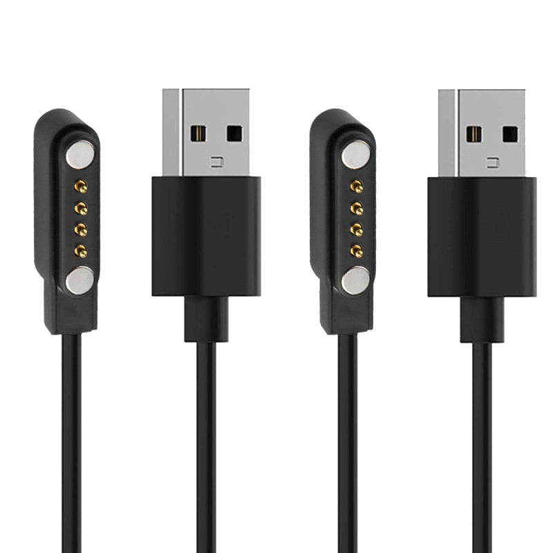Xininyia 2-Pack 4pin Magnetic Charging Cable for Sedzofan Y16B Kids Smart Watch Charger USB Charging Cord - Image 2