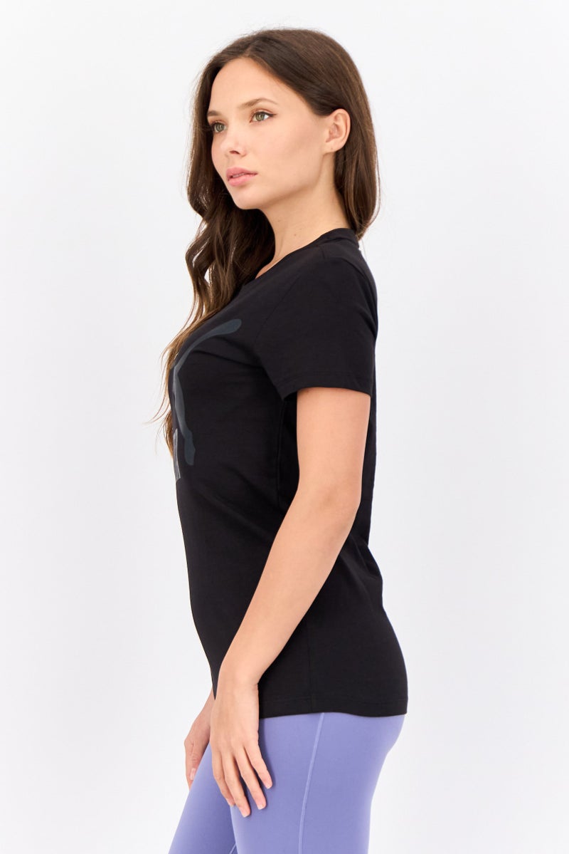 PUMA Women Sportswear Fit Short Sleeves Outdoor Top, Black - Image 2