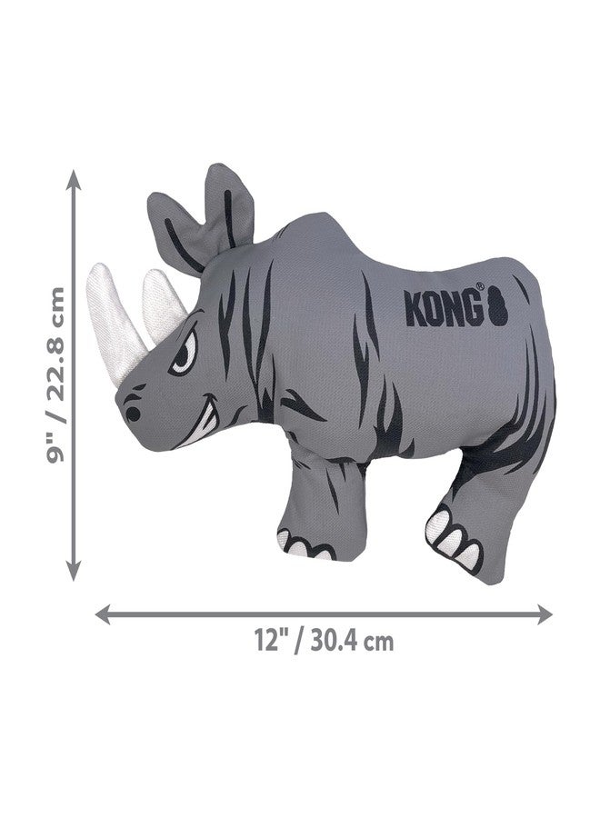 KONG Maxx Ballistic 2 Layered Assorted Tough Dog Toy (Rhino, Large) - Image 3