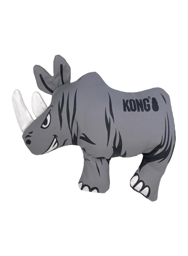 KONG Maxx Ballistic 2 Layered Assorted Tough Dog Toy (Rhino, Large) - Image 2