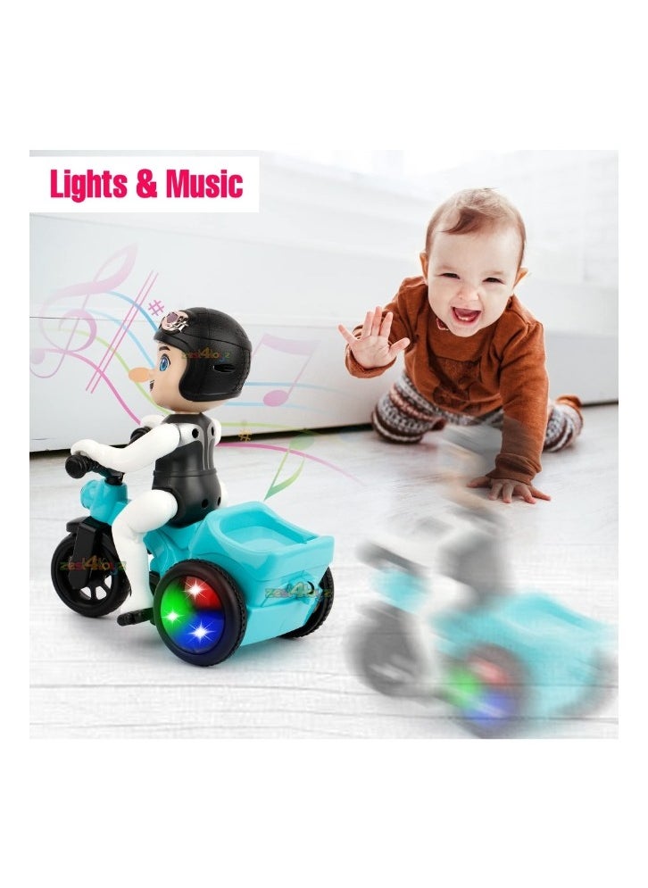 TOY GARDEN Stunt Tricycle with 360° Rotation | Bump & Go Dancing Motorcycle Toy | Flashing Lights & Sound | Musical Bicycle Toy for Kids | Multicolor  - Image 3