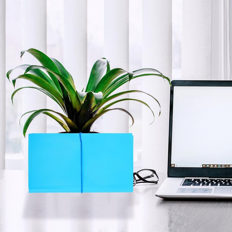 Operitacx 2pcs Expandable File Folder B5 Accordion Organizer with 13 Compartments Plastic Document Holder Ticket Storage Portable for Office and School Use - Image 4