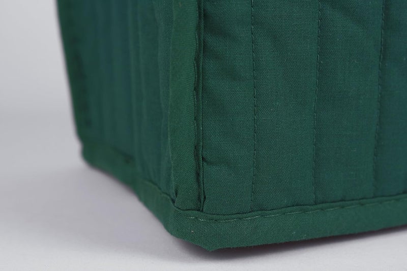 Ritz Premium Universal Two Slice Toaster Cover, 11.25" x 5.75" x 7", Polyester and Cotton Quilted, Fingerprint Protector, Super Soft Appliance Cover And Dust Cover, Dark Green - Image 2