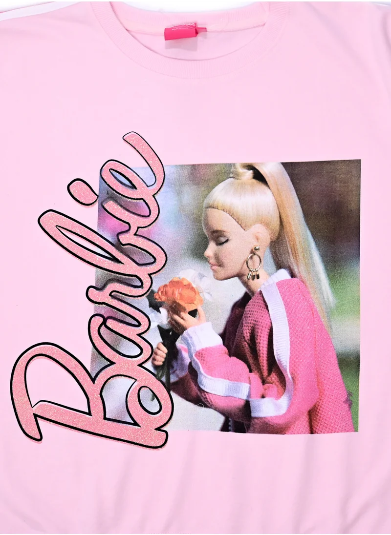 Barbie Barbie - Womens ‪‬ Sweat Top Regular Size & Shape‬
