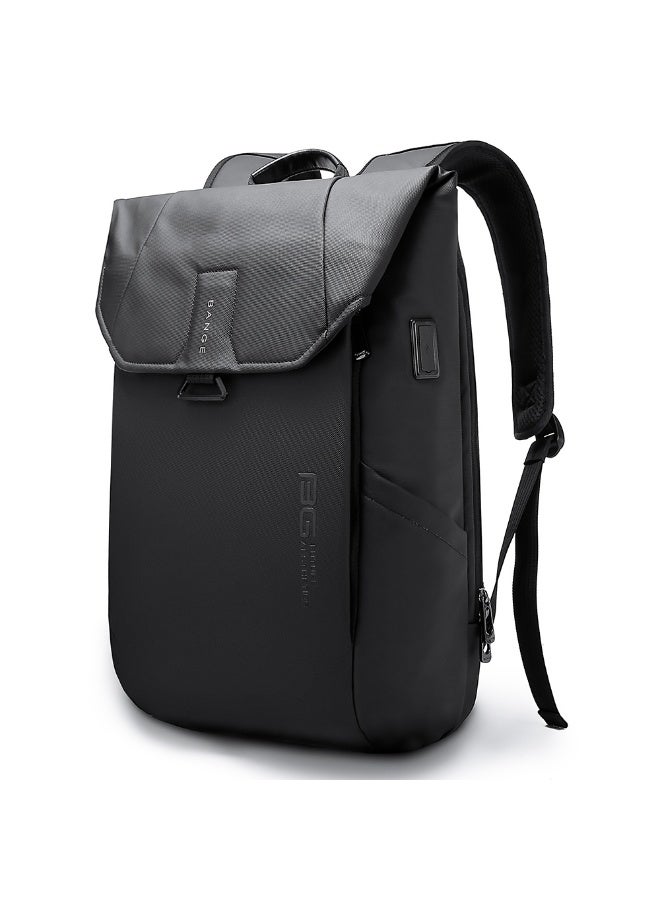 BANGE Waterproof Travel Men Bag Casual Sports Laptop Backpack Model 2575 Black - Image 1