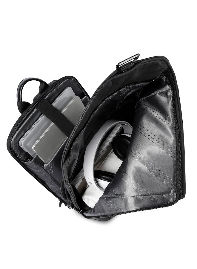 BANGE Waterproof Travel Men Bag Casual Sports Laptop Backpack Model 2575 Black - Image 3