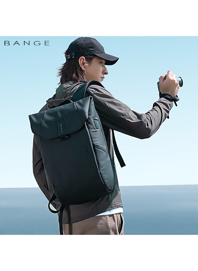 BANGE Waterproof Travel Men Bag Casual Sports Laptop Backpack Model 2575 Black - Image 2