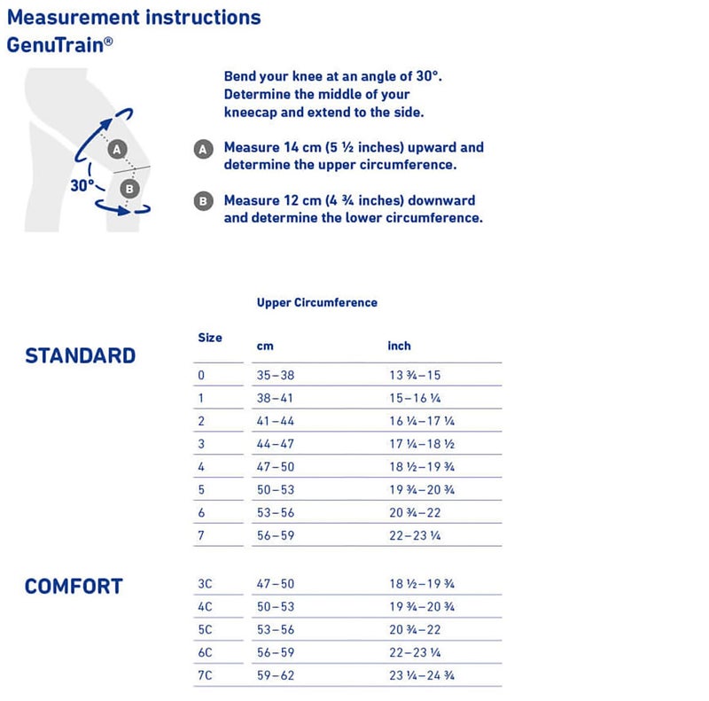 باورفيند Bauerfeind Genutrain Support Support Brace (إصدار جديد) - دعم مستهدف لتخفيف الآلام وتثبيته من أجل الضعف الضعيف للركبتين والتهاب المفاصل - حجم 7C Comfort - Color Nature - Image 5