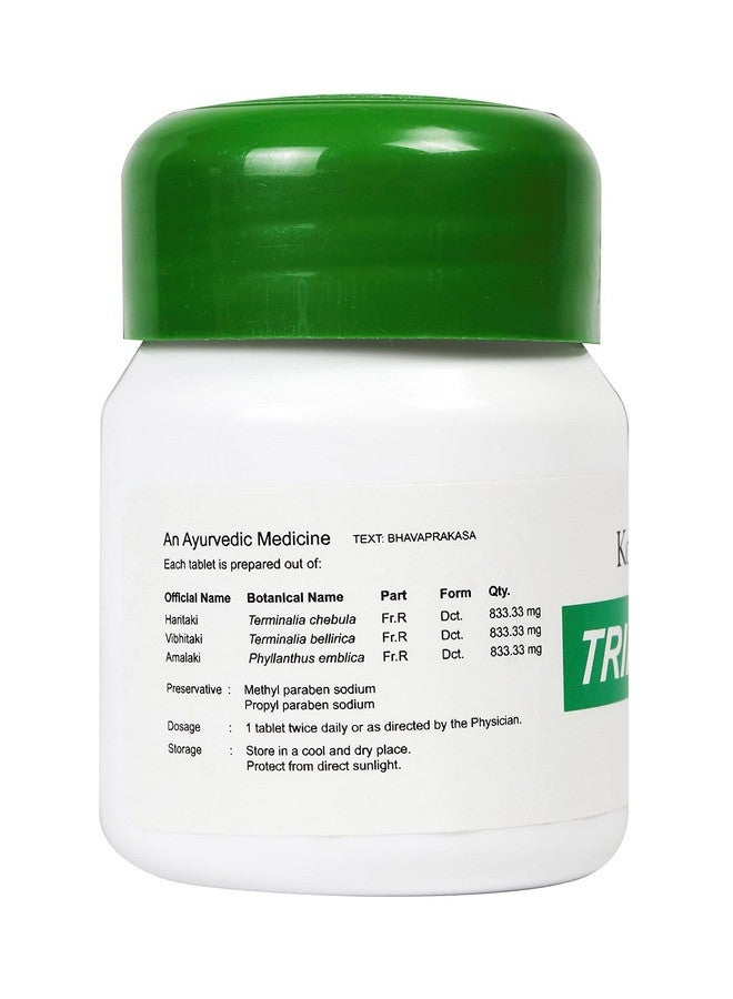 Kottakkal ayurveda Kottakkal ayurveda® Triphala Tablet - 60 Nos, Improves General Strength & Dental Health - Pack of 3  - Image 4