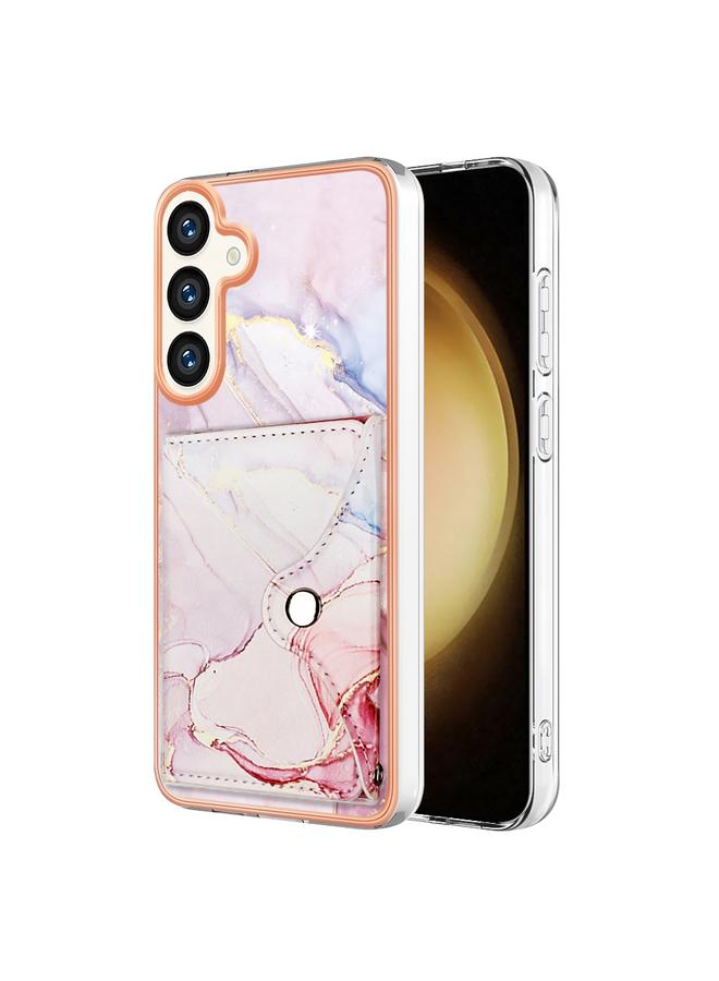 اس-توب جراب لهاتف Samsung Galaxy S24+ 5G بنمط رخامي وفتحة بطاقة IMD - Image 1