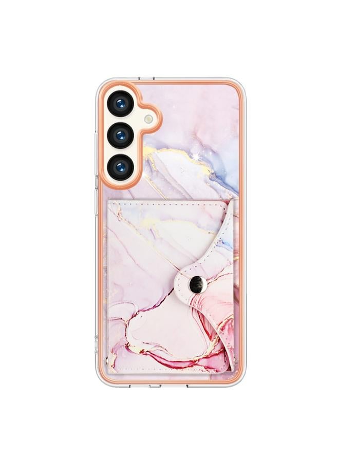 اس-توب جراب لهاتف Samsung Galaxy S24+ 5G بنمط رخامي وفتحة بطاقة IMD - Image 3