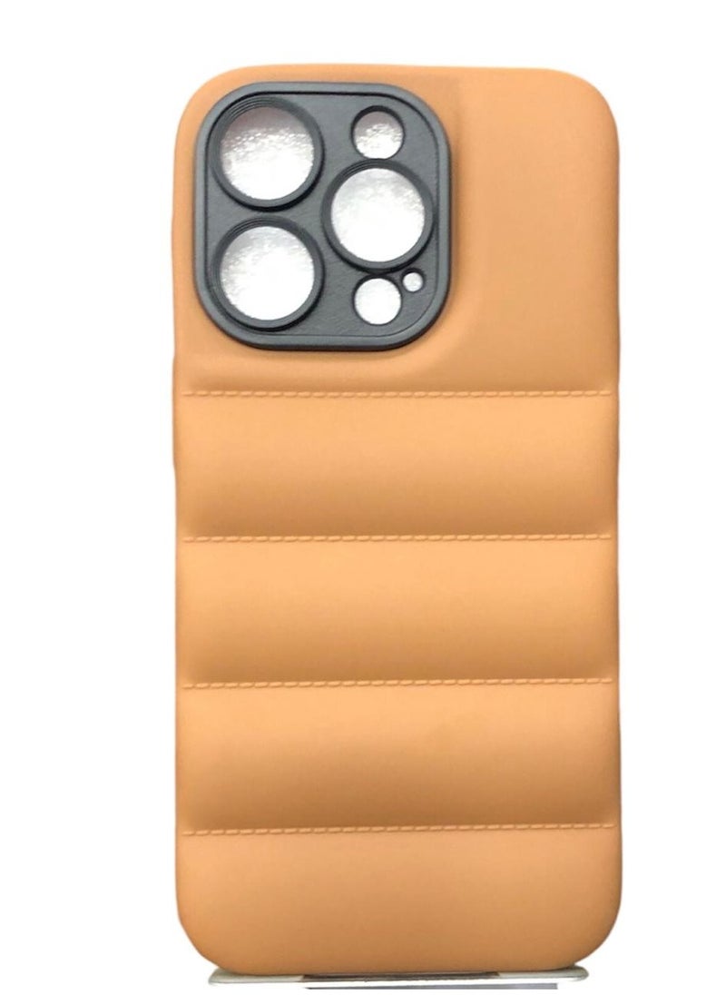 Generic - iPhone 15 Pro Puffer Silicone Case Back Cover - Image 1