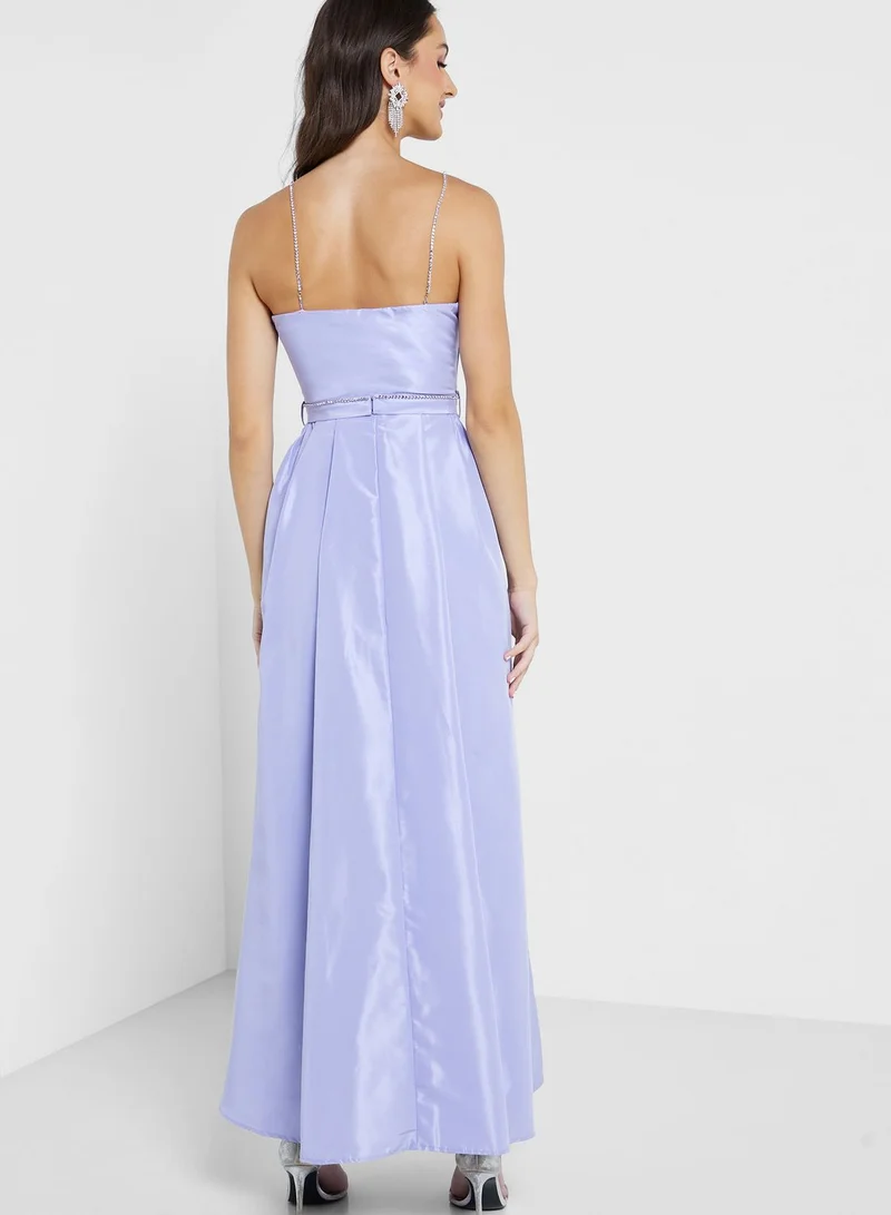 Femi9 Tie Detail Tiered Dress