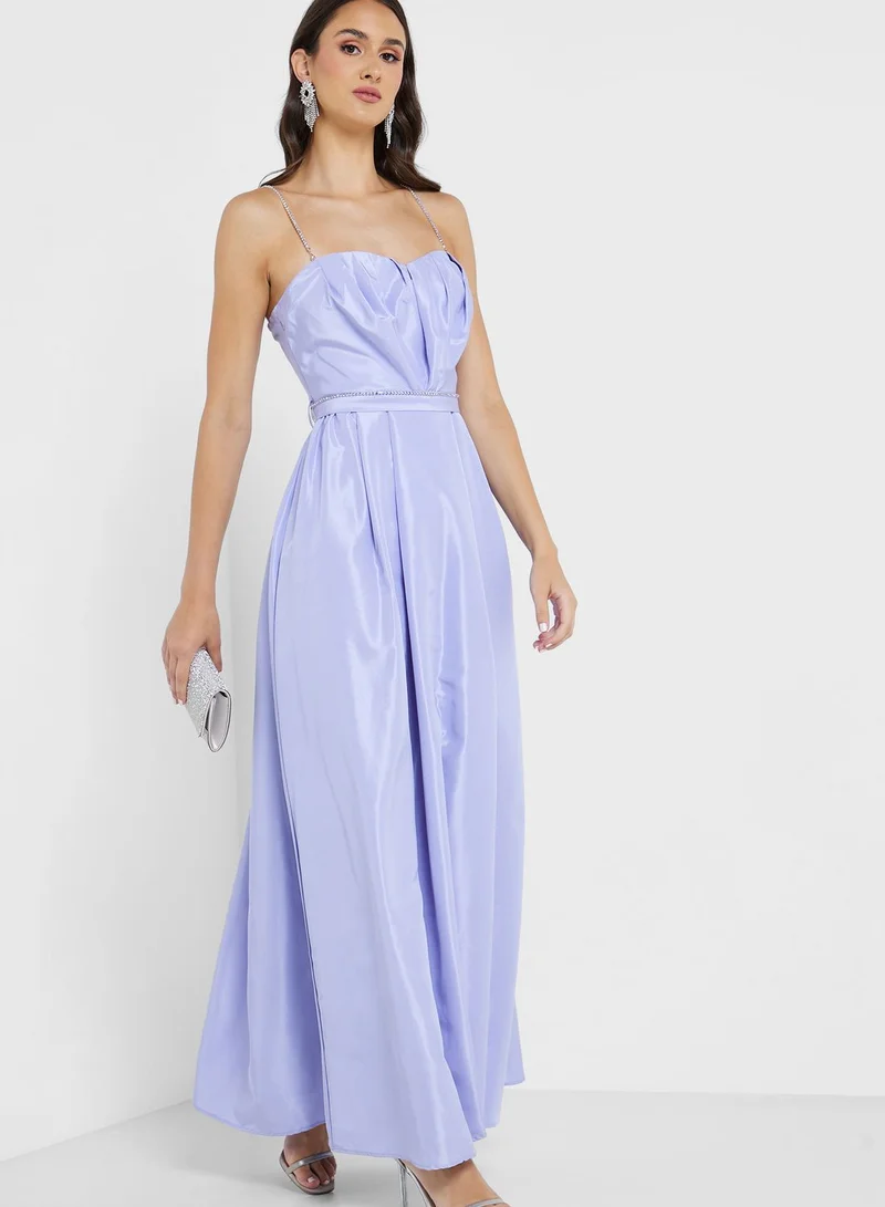 Femi9 Tie Detail Tiered Dress