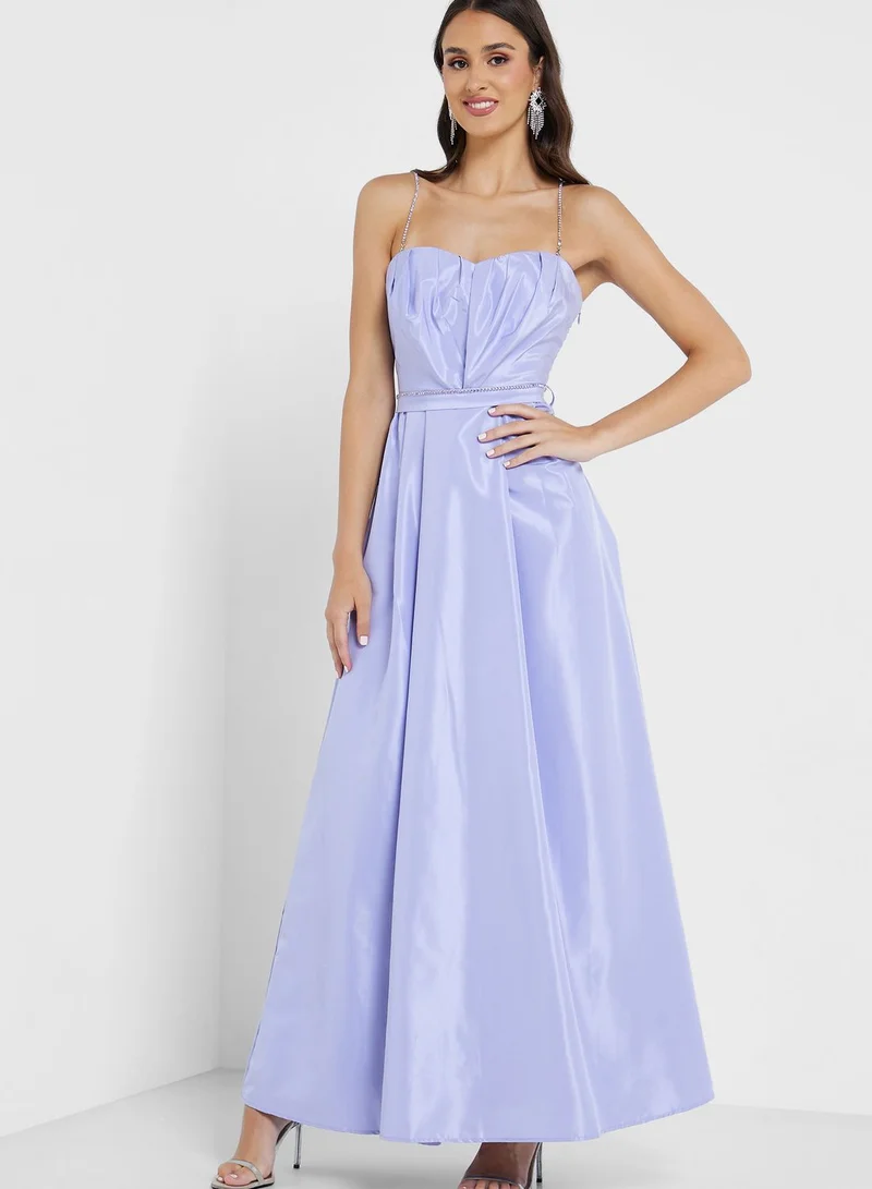 Femi9 Tie Detail Tiered Dress