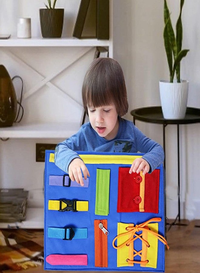 Toodles Early Learnings Zipping & Unzipping Toy for Kid's Skill Development | Learning Bag with Buckles | Zippers & Snaps - Kids Toy Gift for 2 to 5 Year Old Kids | Multicolor (Pack of 1) - Image 4