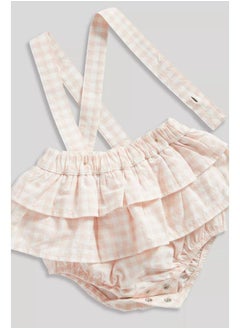 mothercare Gingham Shorts, Bodysuit and Headband Set  - Image 3