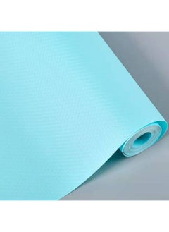 Thickened Transparent Drawer Mat Paper Heat Insulation Moisture Proof Table Pad Wardrobe Cabinet Shoe Cabinet Mat-Color:Sky Blue-Flat Dot-Specifications:30*600cm