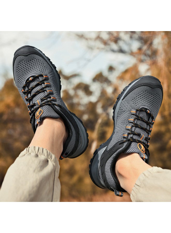 Jeep Couple's Edition】all-season Low-cut Durable Hiking Shoes With Anti-slip Breathable Flyknit Design For Walking And Trekking - Image 4